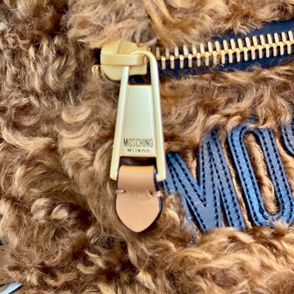 Authentic Moschino Teddy Mohair Backpack main image 8